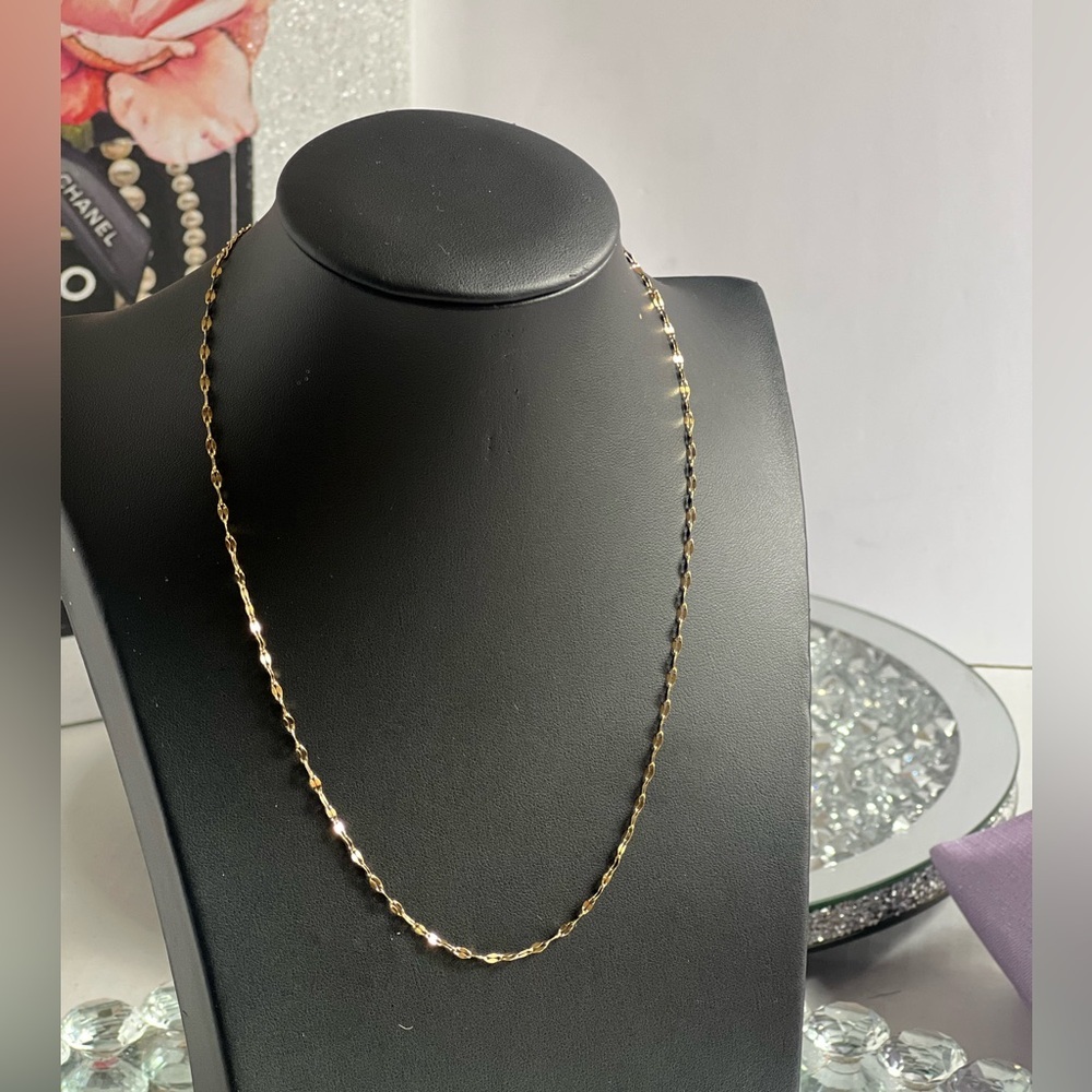 New Elegant Gold tone Chain Necklace 18 inch’s